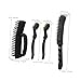 NAMOARLY Stainless Steel Wire Cleaning Brush Set 4 Pieces Heavy Duty Industrial Brush for Cleaning Rust Removal Scrubbing Polishing Versatile Use