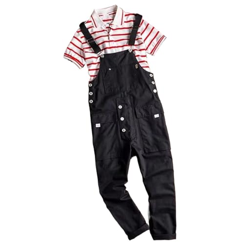 Salopette homme coton style hip hop street pour look urbain lâche