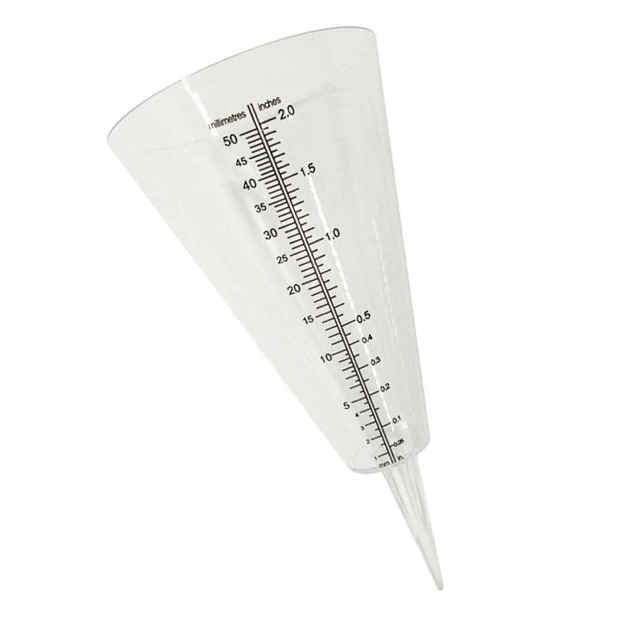 Pluviomètre, Pluviometre Exterieur, 2 Pluviomètres à Cône Transparent Avec Double échelle Pour La Surveillance Des Précipitations - Jardin