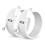 Cavo IPhone USB C Lightning,Cavo Di Ricarica Rapida,2 Pezzi 2m+2m Cavetto USB C Lightning ...