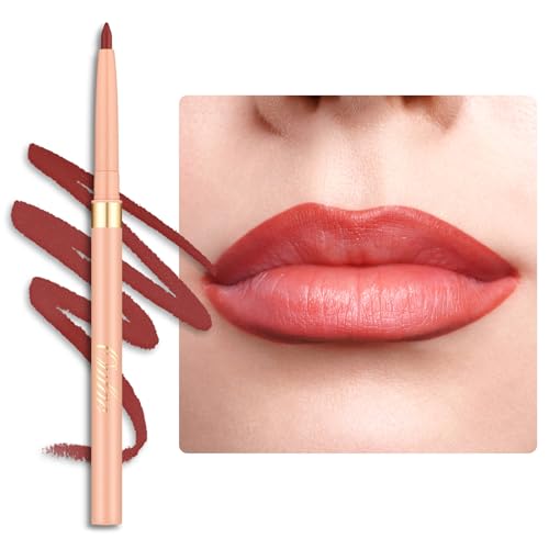 Oulac Waterproof Lipliner Pencil - Smooth and Creamy, Retractable Lip Makeup for Precision Application, Vegan &amp; Cruelty-Free, LL06 Mulled Wine