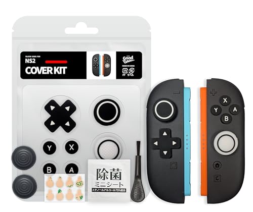 TGG Switch 2 Joy-Con 2 Rg[[p AiOXeBbN Obv Lbv 2 2 + {^ ی Jo[ 4 \^Jo[ 1iLbvFʌ^/FFmNjCover Kit for Switch 2 Q[ X
