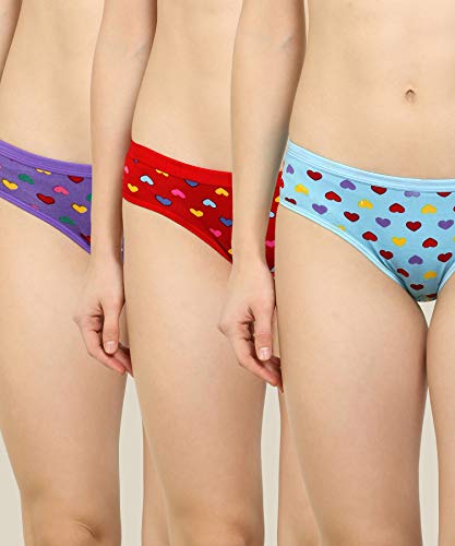 Image of Fashion Comfortz Women's Cotton Blend Classic Regular Solid Briefs
