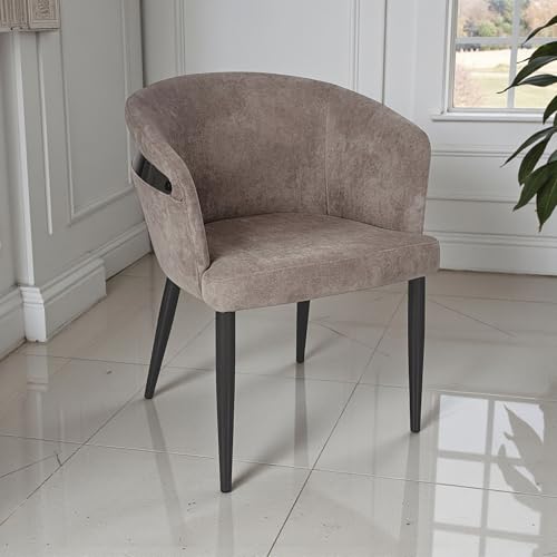 Image of The Attic Imperio Chic 6 Seater Dining Set,Beige,Rose Gold & Cream,160Cms