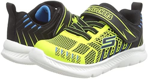 Skechers Kids Boy's Comfy Flex 2.0-Tronox Sneaker, Black/Lime, 7 Toddler | Image 6