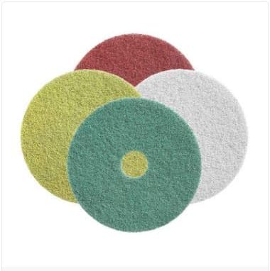 Americo Manufacturing 435917 1 Red, 1 White, 1 Yellow, 1 Green Twister Starter Pack Plus Floor Pads (4 Pack), 17"