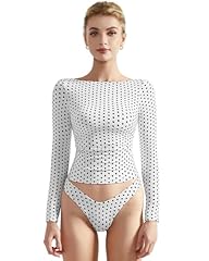White Polka Dots