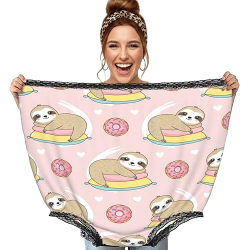 Chintiz Ropa interior divertida para mujeres y hombres, donas de perezoso, bragas gigantes para abuelas, Navidad, novia, boda, regalos de broma