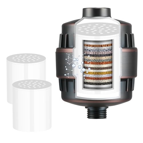 Commercial Water Distributing RAINSHOWR-CQ-1000-NH Chlorine Reducing Shower Filter System