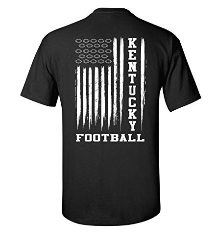 Football Flag Football American Flag Short Sleeve T-Shirt Graphic Tee