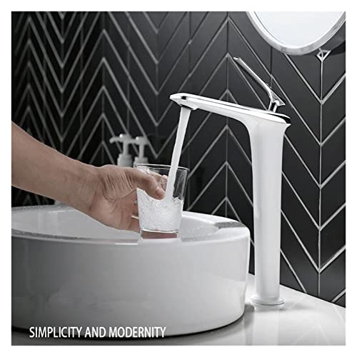 Basin robinet à eau vert clair avec mitigeur à levier unique en laiton moderne - 3