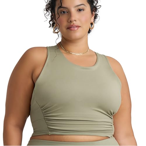 Image of POPSUGAR Sports Bras for Women - Y Back, High Neck, Strappy & Long Line Padded Racerback Bra Workout Yoga Top Racer Back Bra
