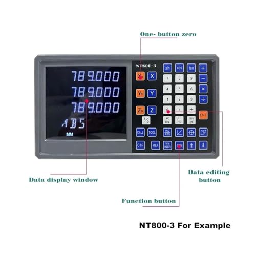Indicador Digital NT800 2/3 Ejes LCD para Fresadora Torno miniatura 4