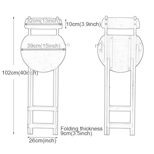 Review de Banco alto plegable Top cinco. 25 Imagen adicional