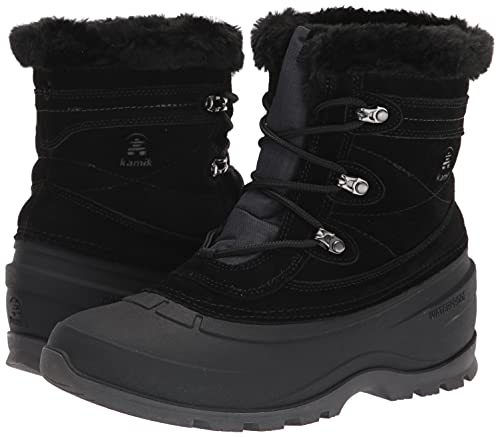 Kamik Women's Snovalley 5 Snow Boot, Black, 7 #TOP6