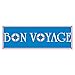 Bon Voyage Sign Banner Party Accessory (1 count) (1/Pkg)
