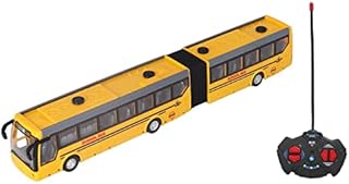 Bewinner RC Bus RC School Bus 1:32 Scale All-Round Motion City Bus Toy Remote Control Car Electronic Vehicles Birthday Christmas