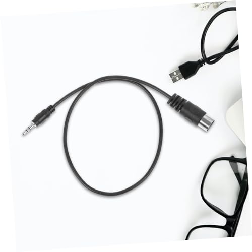 Cable adaptador de audio stereo Jack 3.5mm a Pin Din miniatura 4