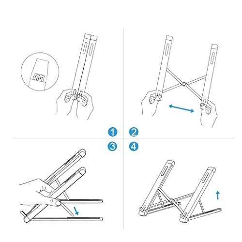 Soporte para computadora portátil que elimina el dolor cervical y el calor 3