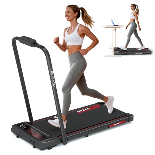 RAOO MIN Cinta de Correr, Cinta de Correr Plegable 2 en 1, 1 a 12 km/h, Motor de 2,25HP, con Mando a Distancia/Pantalla LED y Soporte para móvil. RAOO MIN Cinta de Correr, Cinta de Correr Plegable 2 en 1, 1 a 12 km/h, Motor de 2,25HP, con Mando a Distancia/Pantalla LED y Soporte para móvil.