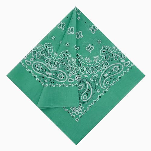 Image of Single Pack Bandanas 60s Premium Cotton Soft Thin Handfeel Large Handkerchief for Men and Women