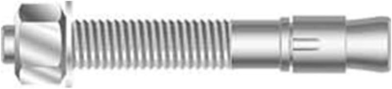 MKT Fastening 2438234 MKT SUP-R-Stud V 3/8 x 2-3/4 Zinc Plated Wedge Anchor - Box of 50