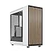 Produktbild Fractal Design North Chalk White Tempered Glass Clear - Front aus Eichenholz  Seitenpanel aus Glas  Zwei 140-mm-Aspect-PWM-Lüfter enthalten  USB Typ-C  ATX Airflow Mid-Tower PC-Gehäuse für Gaming