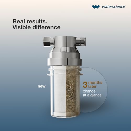 Image of WaterScience VERSA Shower and Tap Filter for Hard Water | Hard Water Softener for Shower | Tap Filter for Hard Water | Water Softener for Tap - VERSA-STF-1025