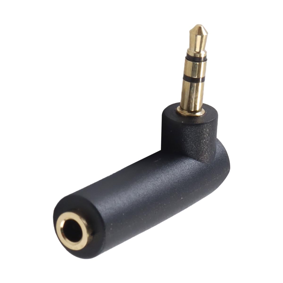 Ubric 2 x 4-pinowy adapter audio jack 3,5 mm wtyczka jack do gniazda 90 stopni kąt prosty słuchawki adapter stereo