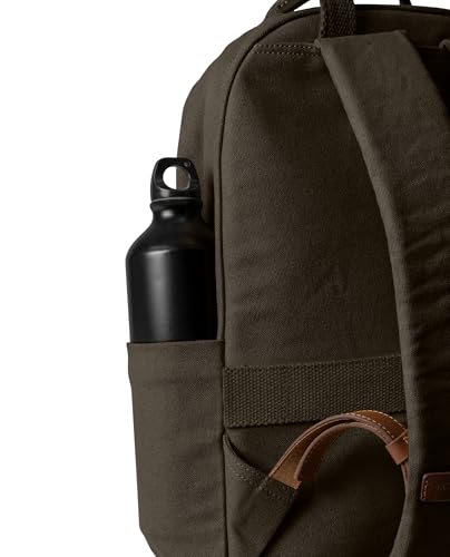 Image of DailyObjects Field Daypack Casual backpack fits upto 14 inch inch laptop with Luggage Sleeve| Unisex Travel Backpack | Made of Durable Canvas Material | Zippered Compartments with Pockets