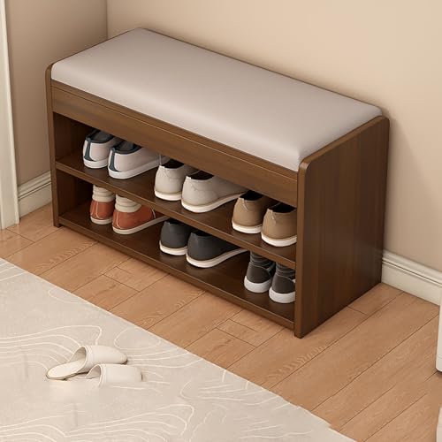 Meuble à chaussures gain de place et banc d'entrée durable