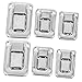 OSALADI 12 Pcs Toggle Lock Boxes Buckle Locks Cabinet Door Lock Heavy Duty Padlock Small Hinges for Crafts Iron Hinges Iron Hasp Latches Clear Lock Hasp Buckles Iron Lock Large