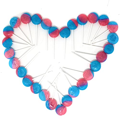 Cotton Candy Lollipop Suckers Individually Wrapped (30 Pack) #TOP2