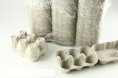 Boîtes carton grises pour 6 œufs lot de 231 pièces