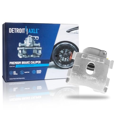 Image of Detroit Axle - Front Left Brake Caliper for 1976 Dodge Dart Plymouth Duster