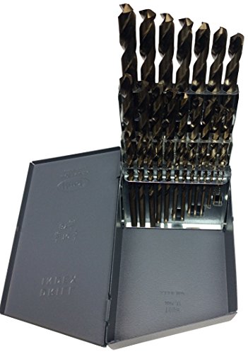 Drill America 29 Piece m42 Cobalt Drill Bit Set (1/16 - 1/2 X 64ths), D/ACO Series