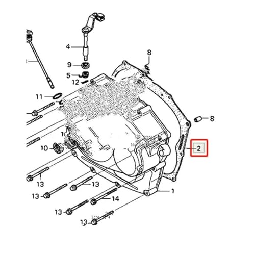 Joint couvercle d'embrayage robuste pour carter de bielle XR125 CRF230