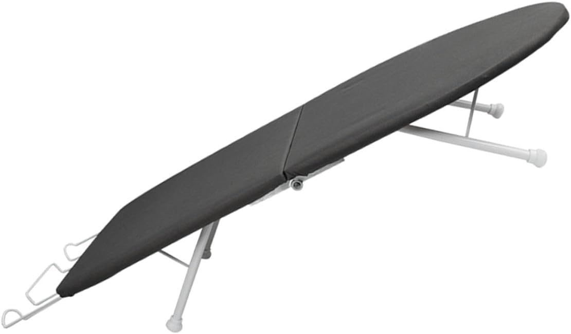 Portable Mini Folding Ironing Board with Heat-Resistant Cover Compact Tabletop Ironing Rack for Home and Travel Small Space-Saving