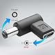 GINTOOYUN 2PCS 9V DC Power Connector Adapter 90 Grad Winkel Buchse USB C auf Stecker DC 5.5mm x 2.1mm Konverter 9V USB Typ C Eingang auf DC5521 Ausgang Adapter (9V)