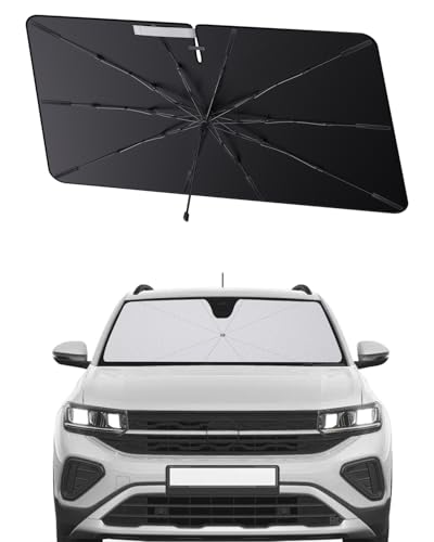 SHAOHAO Compatible con VW T-Cross/VW Taigo 2019-2025 Parasol Coche Delantero Protector Solar Parasol Paraguas Coche Resiste a los Rayos UV Plegable VW t Cross Accesorios SHAOHAO Compatible con VW T-Cross/VW Taigo 2019-2025 Parasol Coche Delantero Protector Solar Parasol Paraguas Coche Resiste a los Rayos UV Plegable VW t Cross Accesorios