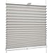 Produktbild SchattenFreude Plissee nach Maß für Fenster & Tür | Zum Anschrauben in der Glasleiste | Grau, Breite: 1301-1400mm x Höhe: 1501-2000mm