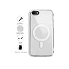 GGM GİYİM & AKSESUAR iPhone 7/8 / Se 2020 / Se 2022 için Magsafe ile Uyumlu Arka Kısmı Şeffaf Kenarları Silikon Yapılı Güçlendirilmiş Mıknatıslı Wireless Kablosuz Şarj Destekli Kılıf (7/8/Se 20/22)