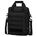 CamGo 12" Laptop Messenger Bag for Men Vertical Tactical Crossbody Shoulder Bag Small Computer Briefcase Molle Handbags, Black, One size, Military Laptop Messenger Bag