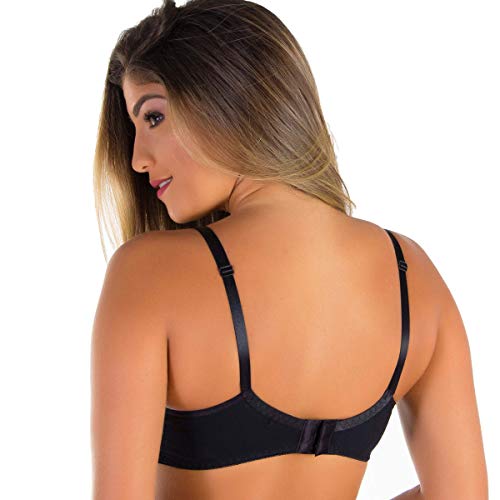 Sutiã De Amamentação Em Algodão Com Click | 1586 cor:preto;tamanho:M