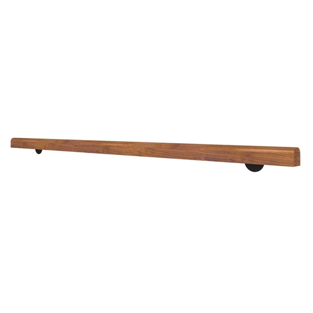 Main courante en bois de rampe d'escalier au design authentique