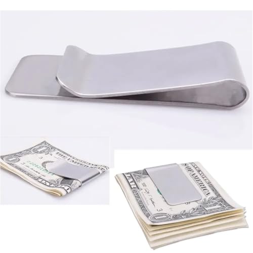 Money Clip for Men 10pcs Metal Clip Slim Pocket Credit Card ID Clip Stainless Steel Money Clip Wallet Cash Clamp Men Purse2