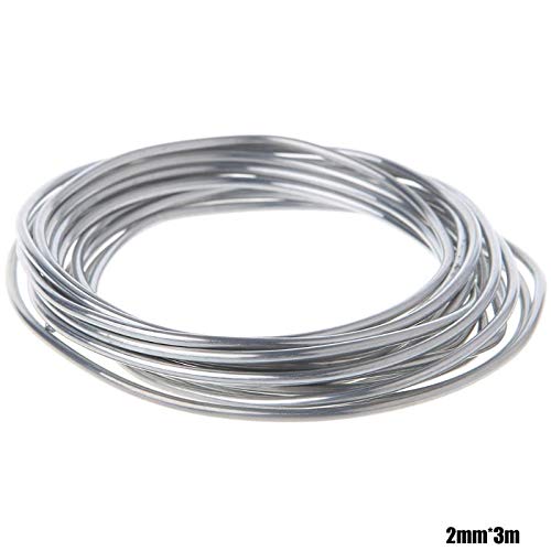 KingLan Varillas De Soldadura De Aluminio De Baja Temperatura De Cobre De 2.00 Mm con Cobre De 3 M Varillas De Soldadura De Aluminio De Baja Temperatura -10Pcs