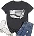 Ascrazy Women Hairstylist Shirt Funny Cosmetologist T-Shirt Hair Dresser Tee Tops Grey