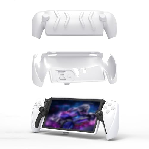 Image of Protective Cover Case for Playstation Portal with Front Cover and Kickstand DOBEWINGDELOU Accessories Protector Case with Stand Shock-Absorption Non-Slip Anti-Scratch