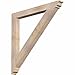 Ekena Millwork BKT04X38X38TRA01SDF Traditional Smooth Bracket, 3.5" Width x 38" Depth x 38" Height, Douglas Fir